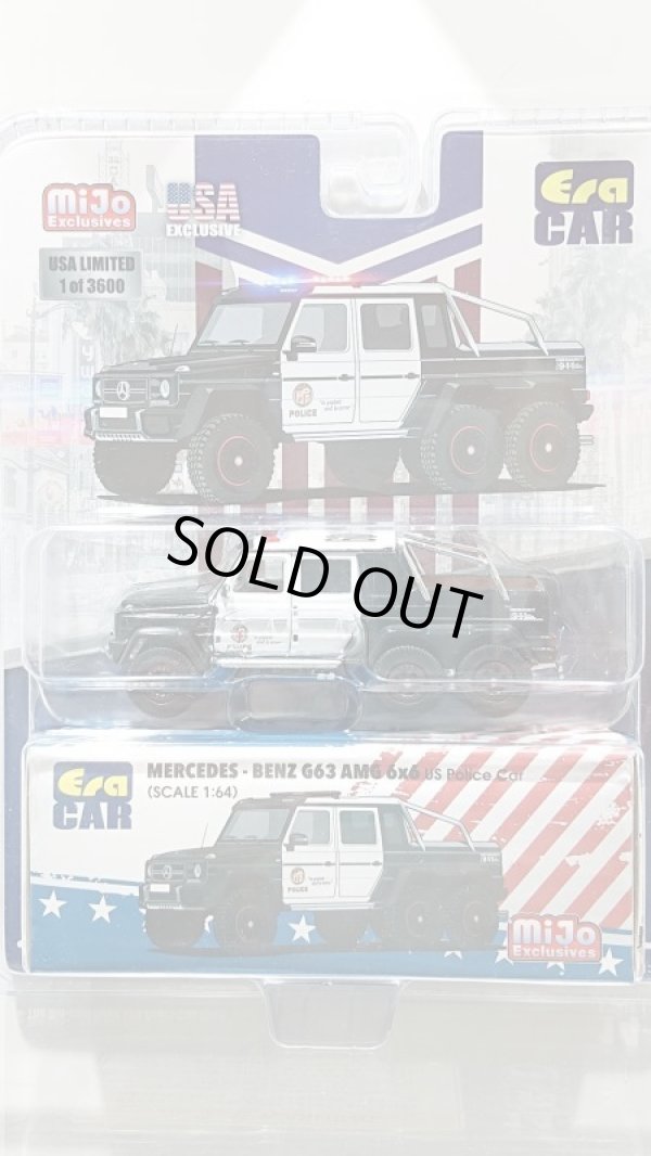 画像1: ERA CAR 1/64 Mercedes Benz G63 AMG 6x6 US Police Car (1)