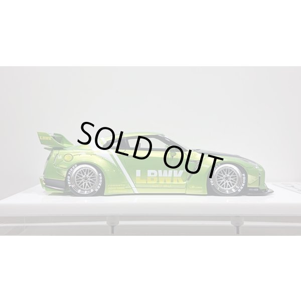 画像6: EIDOLON 1/43 LB WORKS R35 GT-R Type 1.5 (LB Shilhouette Wing) Giallo Verde Pearl Limited 35 pcs. (6)