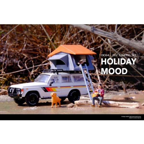 画像5: INNO Models 1/64 Toyota Land Cruiser FJ60 Auto Camp Diorama with Figure (5)