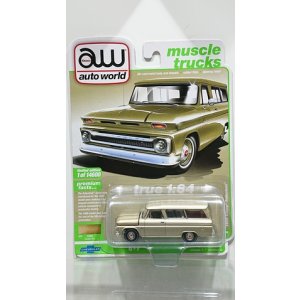 画像: auto world 1/64 1966 Chevy Suburban 525 Saddle Poly