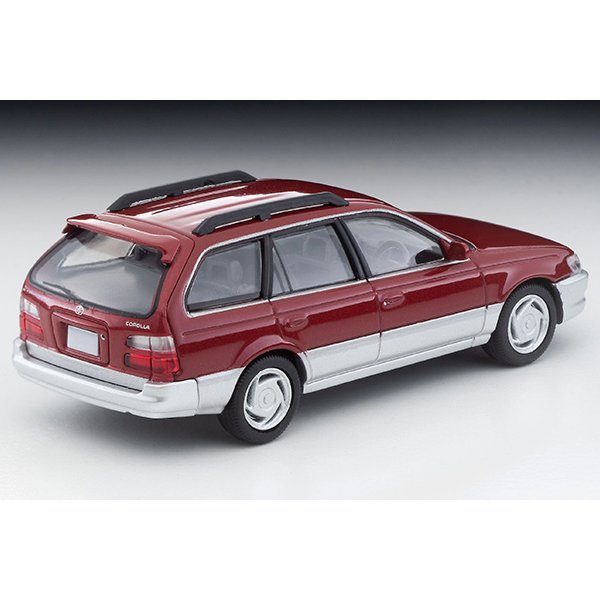 画像2: TOMYTEC 1/64 Limited Vintage NEO Toyota Corolla Wagon G Touring (Red / Silver) '97 (2)