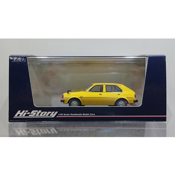画像1: Hi Story 1/43 MAZDA FAMILIA Super Custom (1978) York Yellow (1)