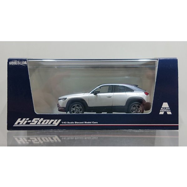 画像1: Hi Story 1/43 MAZDA MX-30 (2020) Ceramic Metallic (3 tones) (1)