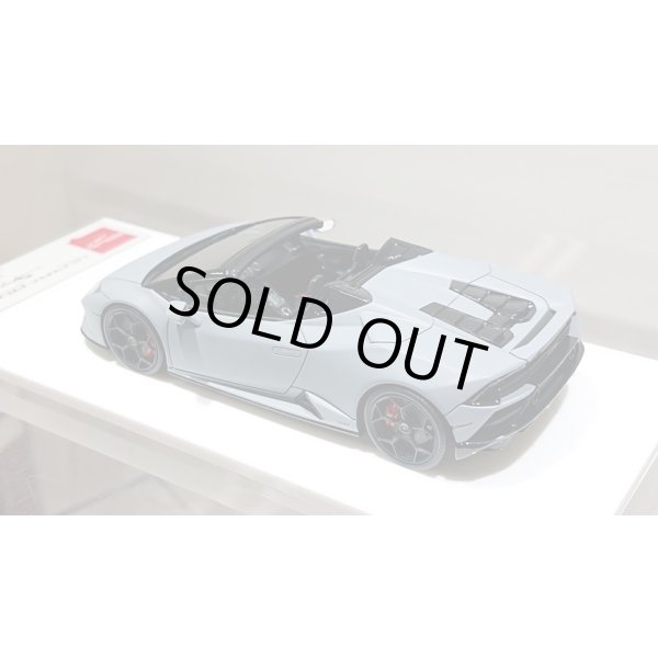 画像12: EIDOLON 1/43 Lamborghini Huracan EVO Spyder 2019 (Loge wheel) Grigio Aqueso (Matte Gray) Limited 30 pcs. (12)