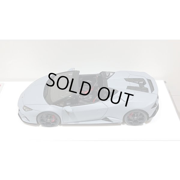 画像4: EIDOLON 1/43 Lamborghini Huracan EVO Spyder 2019 (Loge wheel) Grigio Aqueso (Matte Gray) Limited 30 pcs. (4)