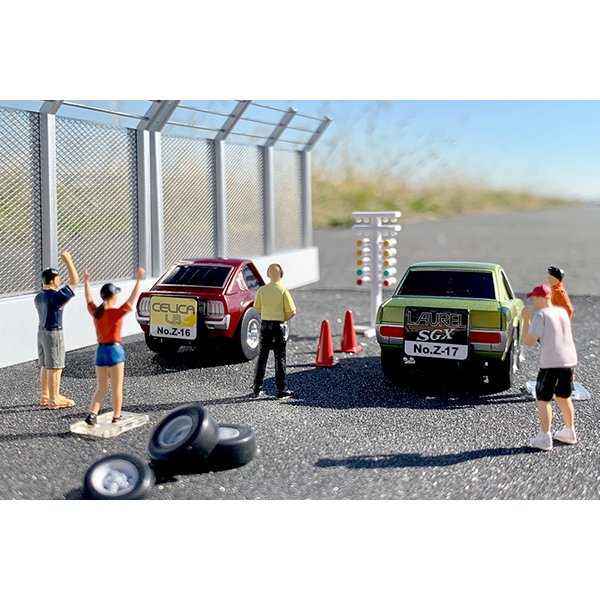 画像9: TOMYTEC 1/64 Diorama Collection 64 #Car Snap 12a Drag Racing (9)