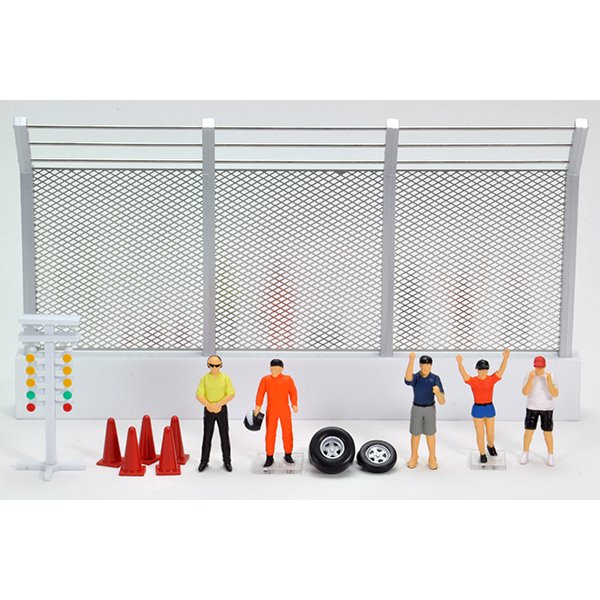 画像2: TOMYTEC 1/64 Diorama Collection 64 #Car Snap 12a Drag Racing (2)