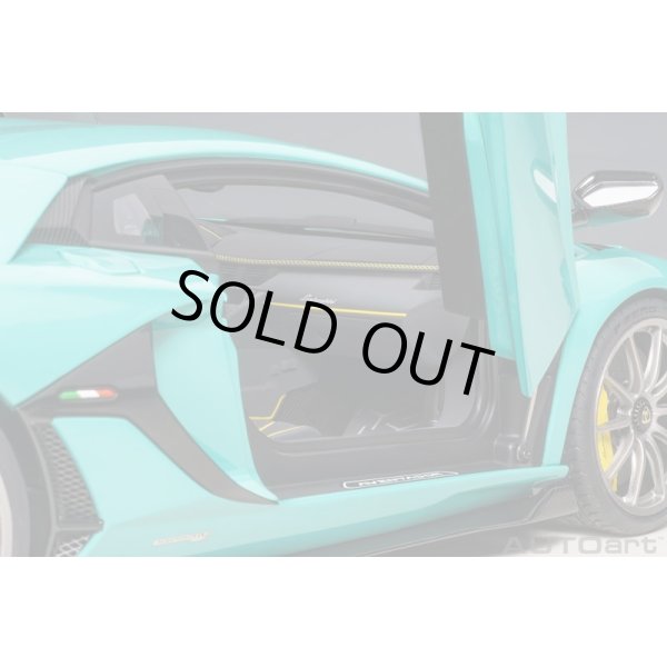 画像10: AUTOart 1/18 Lamborghini Aventador SVJ (Blu Glauco) (10)