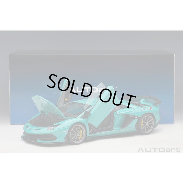 画像18: AUTOart 1/18 Lamborghini Aventador SVJ (Blu Glauco) (18)