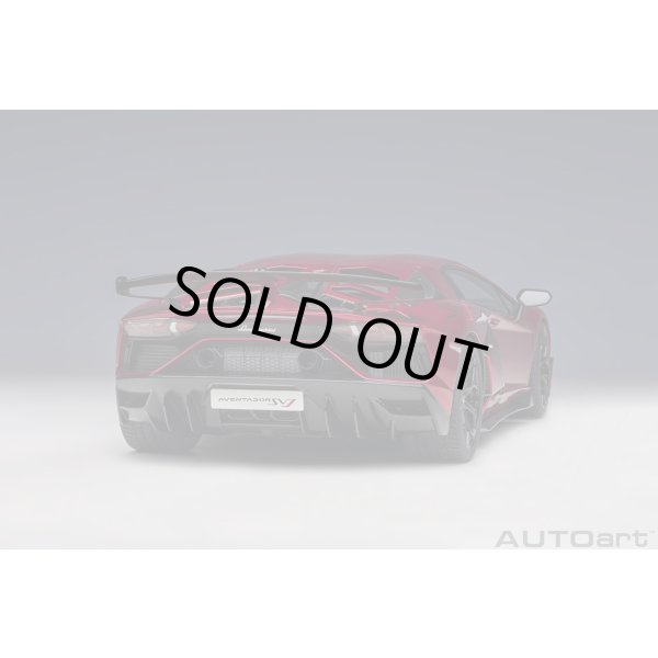 画像17: AUTOart 1/18 Lamborghini Aventador SVJ (Rosso Efesto) (17)