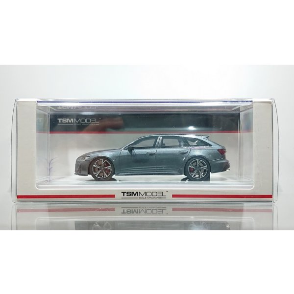 画像1: TSM MODEL 1/43 Audi RS 6 Avant Daytona Gray (1)