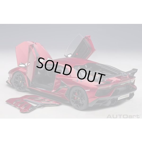 画像13: AUTOart 1/18 Lamborghini Aventador SVJ (Rosso Efesto) (13)
