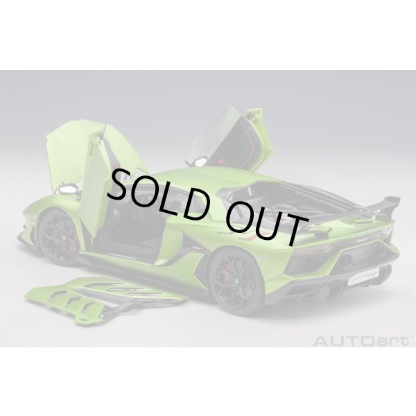 画像13: AUTOart 1/18 Lamborghini Aventador SVJ (Verde Alceo) (13)