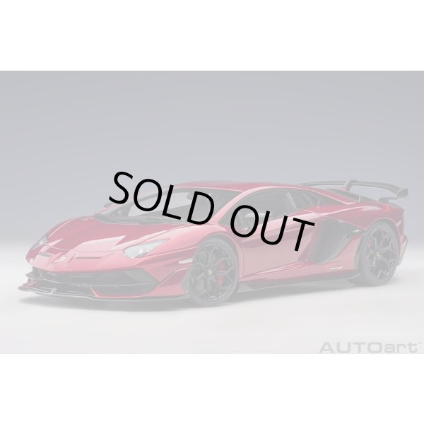 画像1: AUTOart 1/18 Lamborghini Aventador SVJ (Rosso Efesto) (1)