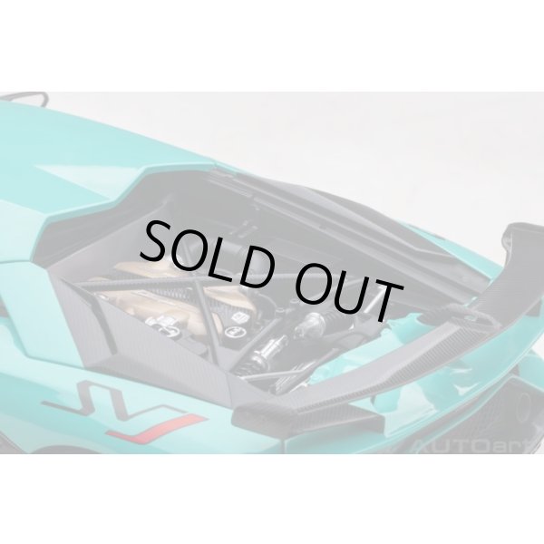 画像12: AUTOart 1/18 Lamborghini Aventador SVJ (Blu Glauco) (12)