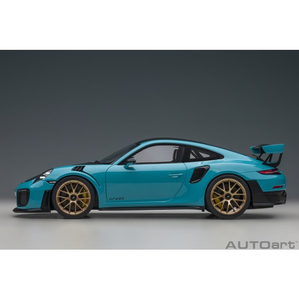 画像3: AUTOart 1/18 Porsche 911 (991.2) GT2 RS Weissach Package (Miami Blue) (3)