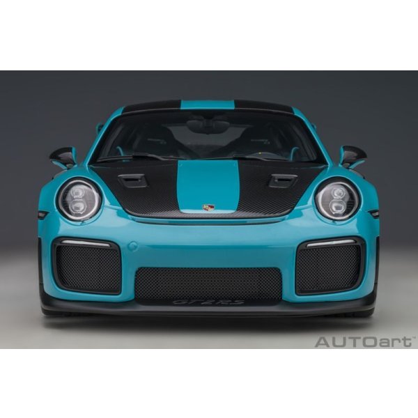 画像5: AUTOart 1/18 Porsche 911 (991.2) GT2 RS Weissach Package (Miami Blue) (5)