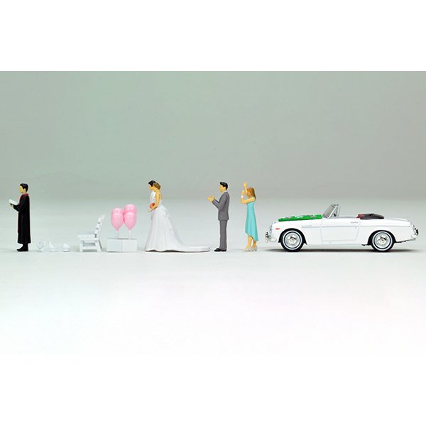 画像6: TOMYTEC 1/64 Diorama Collection 64 #Car Snap 13a Wedding (6)