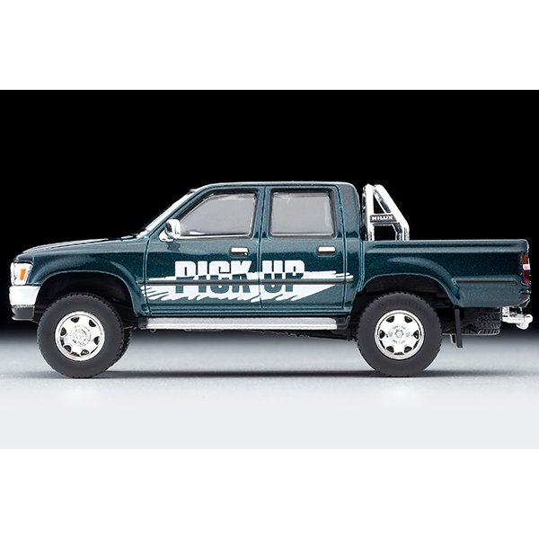 画像3: TOMYTEC 1/64 Limited Vintage NEO Toyota Hilux 4WD Double Cab SSR-X Option equipped car (Green) '95 (3)