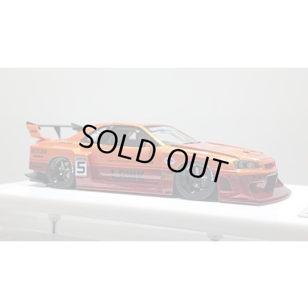 画像5: EIDOLON 1/43 LB-ER34 Super Silhouette SKYLINE Arancio Pearl / Vino Rosso Tow-tone color Limited 32 pcs. (5)