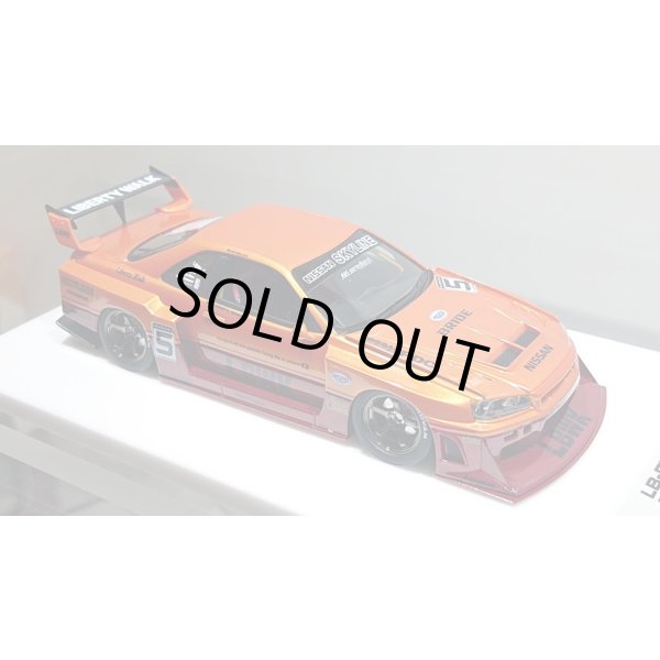 画像11: EIDOLON 1/43 LB-ER34 Super Silhouette SKYLINE Arancio Pearl / Vino Rosso Tow-tone color Limited 32 pcs. (11)