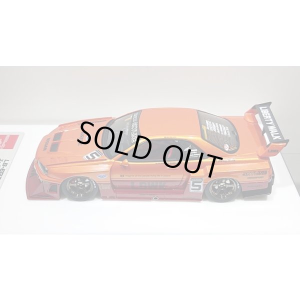 画像4: EIDOLON 1/43 LB-ER34 Super Silhouette SKYLINE Arancio Pearl / Vino Rosso Tow-tone color Limited 32 pcs. (4)