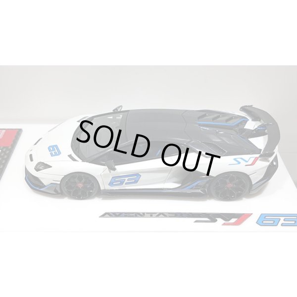 画像4: EIDOLON 1/43 Lamborghini Aventador SVJ 63 2018 Bianco Opalis (Pearl White) Limited 63 pcs. (4)