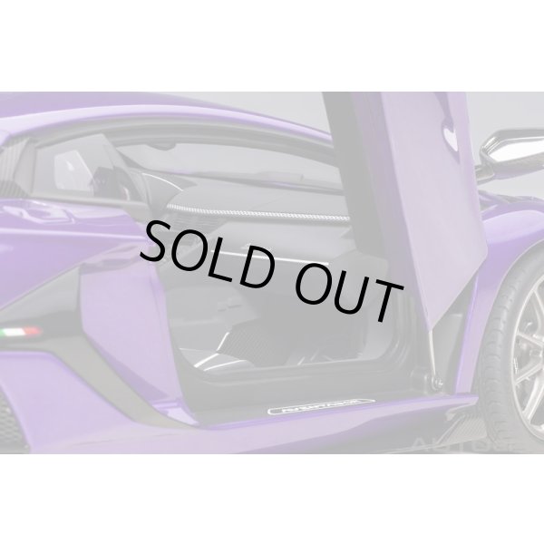 画像10: AUTOart 1/18 Lamborghini Aventador SVJ (Viola Pasifae) (10)