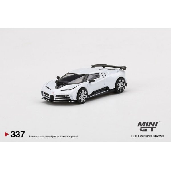 画像2: MINI GT 1/64 Bugatti Centodie White (LHD) (2)