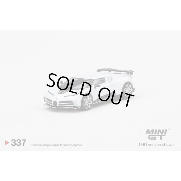 画像2: MINI GT 1/64 Bugatti Centodie White (LHD) (2)