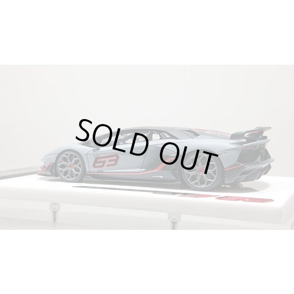 画像3: EIDOLON 1/43 Lamborghini Aventador SVJ 63 2018 Grigio Acheso (Matte Light Gray) Limited 63 pcs. (3)