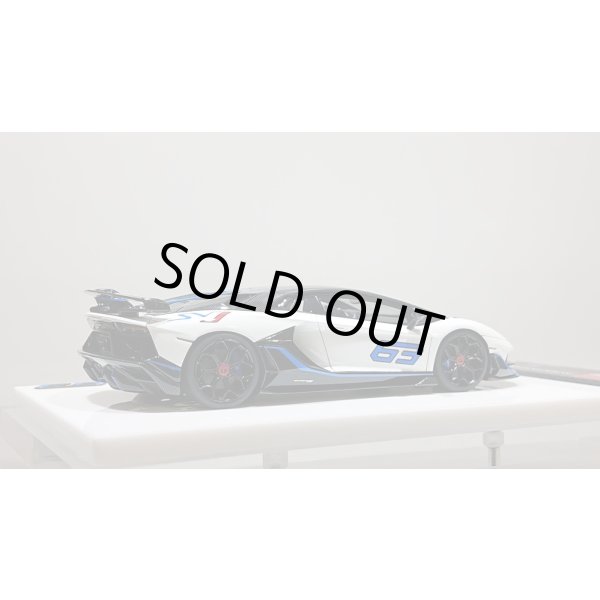 画像7: EIDOLON 1/43 Lamborghini Aventador SVJ 63 2018 Bianco Opalis (Pearl White) Limited 63 pcs. (7)