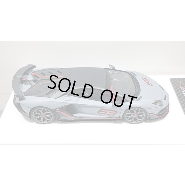 画像8: EIDOLON 1/43 Lamborghini Aventador SVJ 63 2018 Grigio Acheso (Matte Light Gray) Limited 63 pcs. (8)