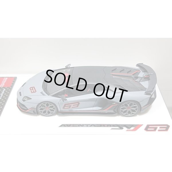 画像4: EIDOLON 1/43 Lamborghini Aventador SVJ 63 2018 Grigio Acheso (Matte Light Gray) Limited 63 pcs. (4)