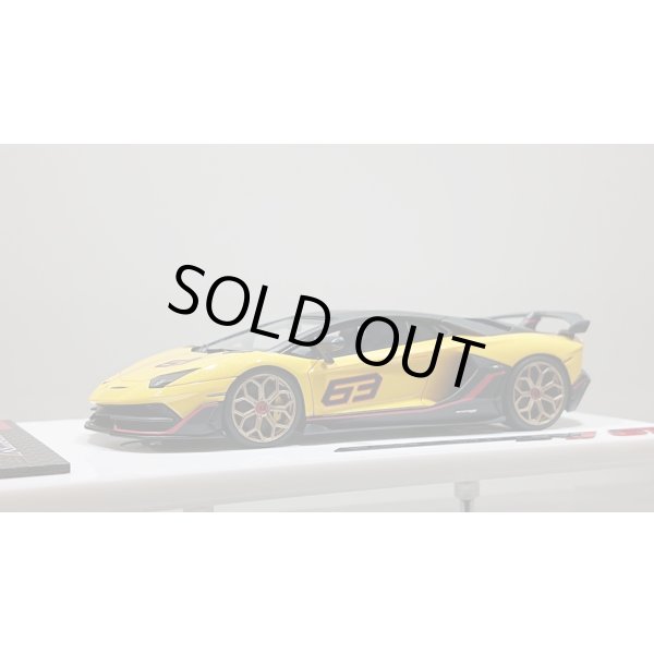 画像1: EIDOLON 1/43 Lamborghini Aventador SVJ 63 2018 Giallo Auge (Yellow) Limited 63 pcs. (1)