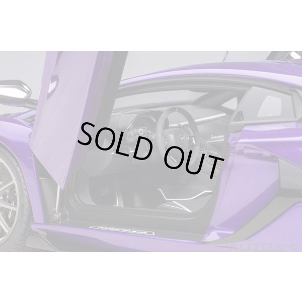 画像9: AUTOart 1/18 Lamborghini Aventador SVJ (Viola Pasifae) (9)