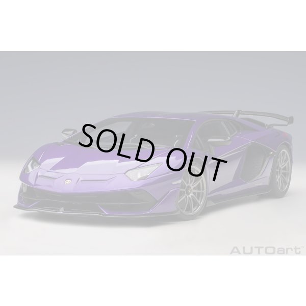 画像14: AUTOart 1/18 Lamborghini Aventador SVJ (Viola Pasifae) (14)