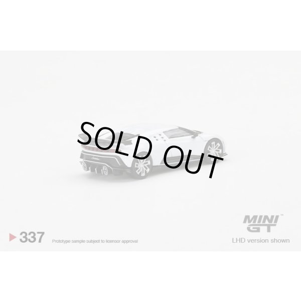 画像3: MINI GT 1/64 Bugatti Centodie White (LHD) (3)