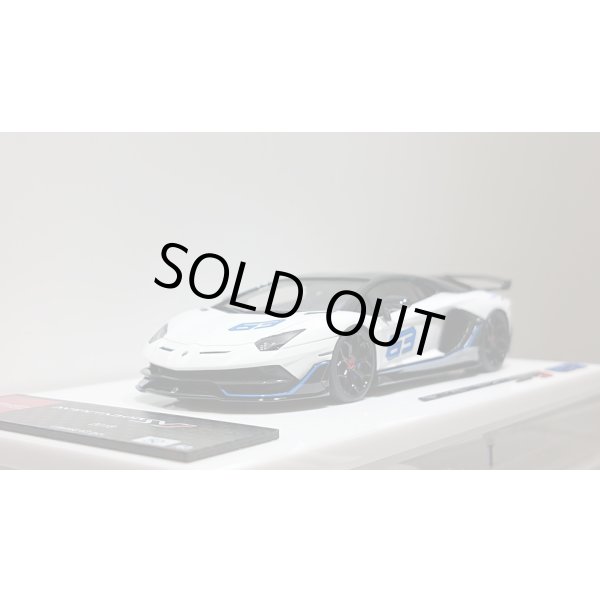 画像9: EIDOLON 1/43 Lamborghini Aventador SVJ 63 2018 Bianco Opalis (Pearl White) Limited 63 pcs. (9)
