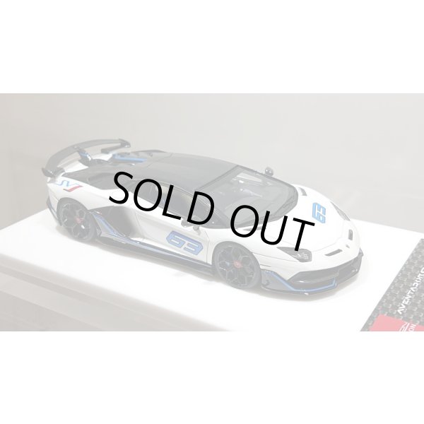 画像11: EIDOLON 1/43 Lamborghini Aventador SVJ 63 2018 Bianco Opalis (Pearl White) Limited 63 pcs. (11)