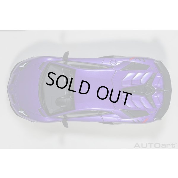 画像7: AUTOart 1/18 Lamborghini Aventador SVJ (Viola Pasifae) (7)