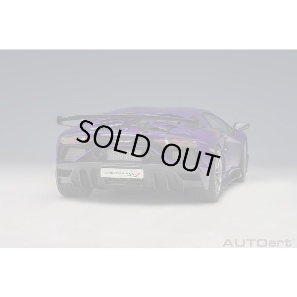 画像17: AUTOart 1/18 Lamborghini Aventador SVJ (Viola Pasifae) (17)