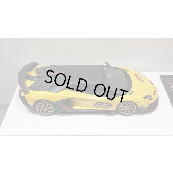 画像8: EIDOLON 1/43 Lamborghini Aventador SVJ 63 2018 Giallo Auge (Yellow) Limited 63 pcs. (8)