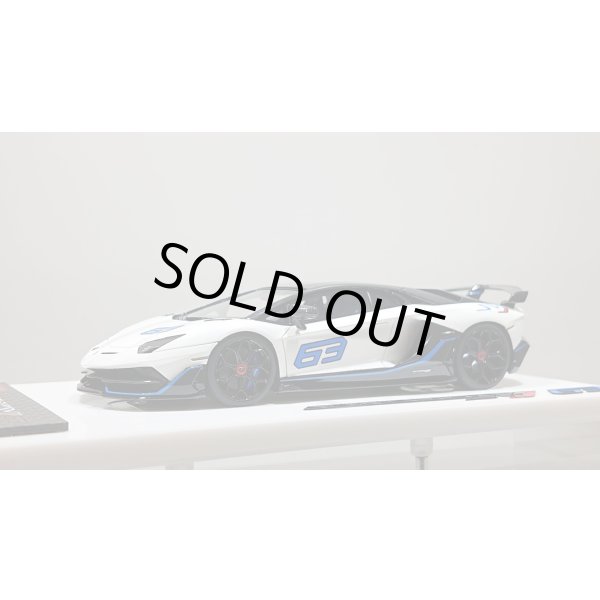 画像1: EIDOLON 1/43 Lamborghini Aventador SVJ 63 2018 Bianco Opalis (Pearl White) Limited 63 pcs. (1)