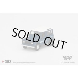 画像: MINI GT 1/64 Land Rover Defender 90 County Wagon Stratos Blue (RHD)