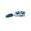 画像2: JOHNNY LIGHTNING 1/64 2005 Cadillac Escalade Blue & Camper Trailer Teal (2)