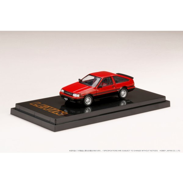 画像2: Hobby JAPAN 1/64 Toyota Corolla Levin AE86 3-door GT APEX Red / Black Two-tone (2)