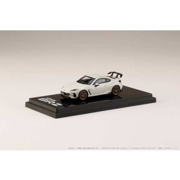 画像2: Hobby JAPAN 1/64 Subaru BRZ (ZD) S STI Performance Crystal White Pearl (2)