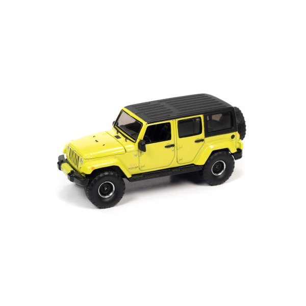 画像2: auto world 1/64 2017 Jeep Wrangler Sahara Unlimited Hyper Yellow Offroad (2)