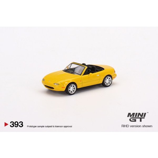 画像2: MINI GT 1/64 Eunos Roadster Sunburst Yellow (RHD) (2)